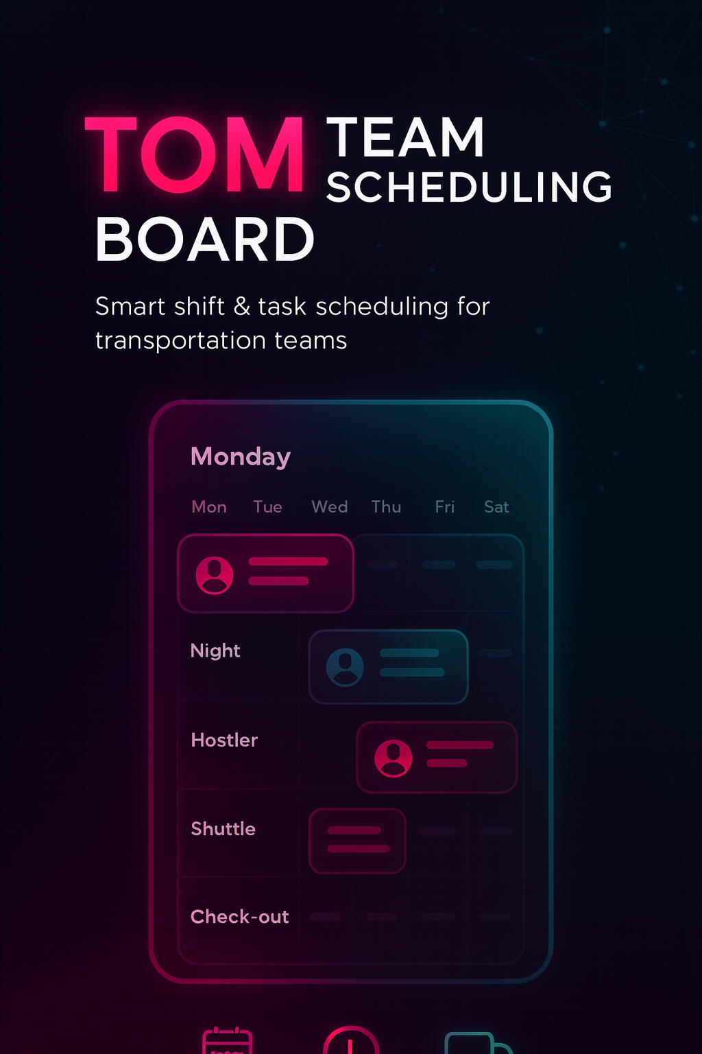 TOM Team Scheduling Board